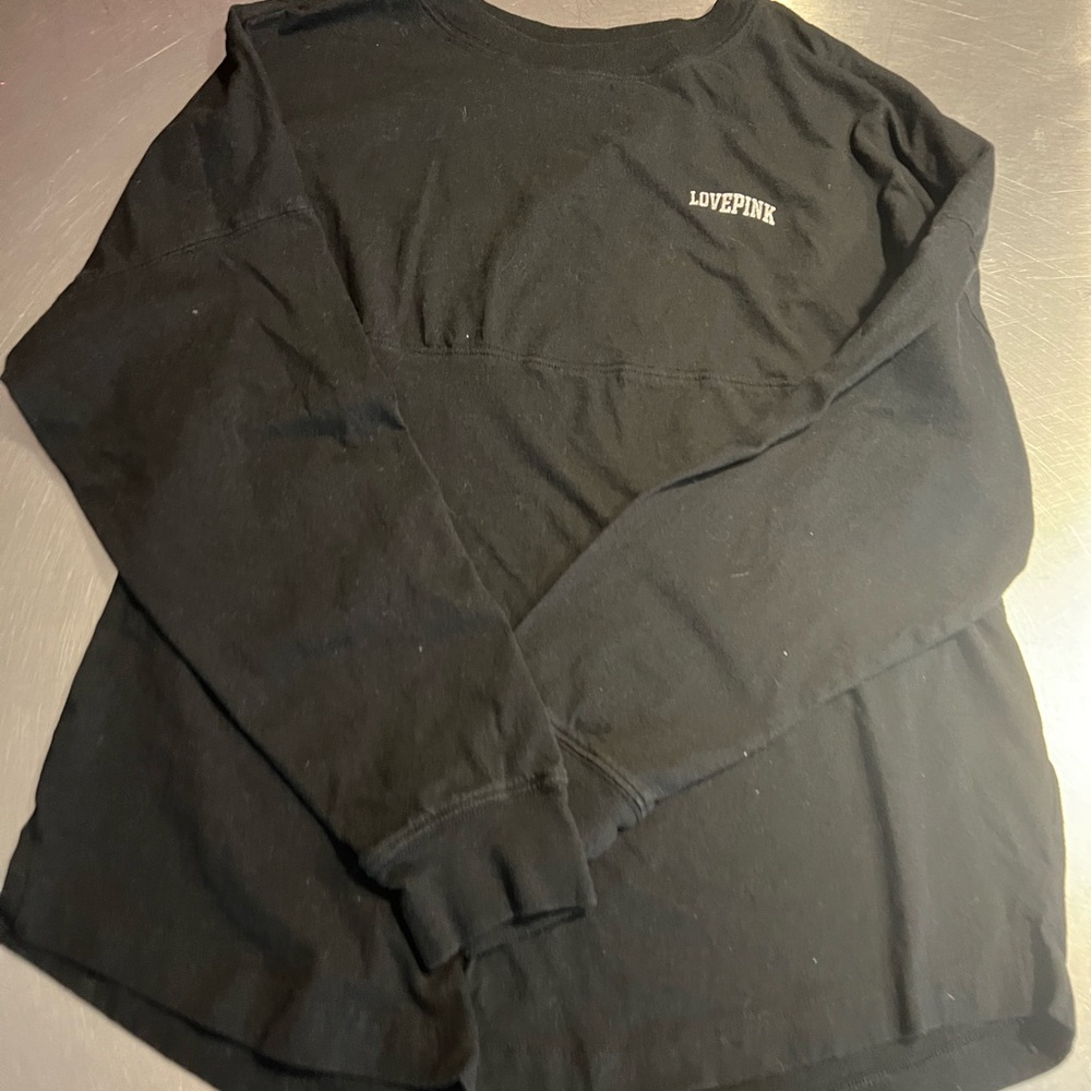 PINK Victoria's Secret Black Eco-Friendly Top